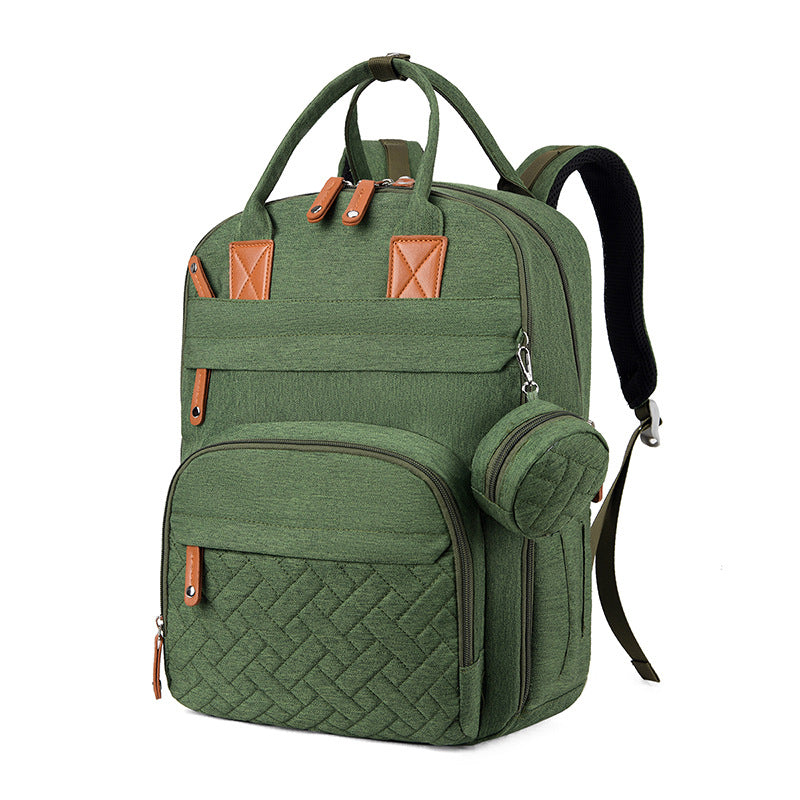 Multi-functional USB-charging Stroller Bag With Separate Dry And Wet Compartments