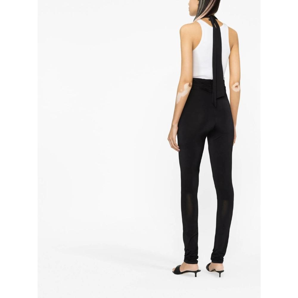 The Attico Black Trousers - High-Waisted Trousers Women Women