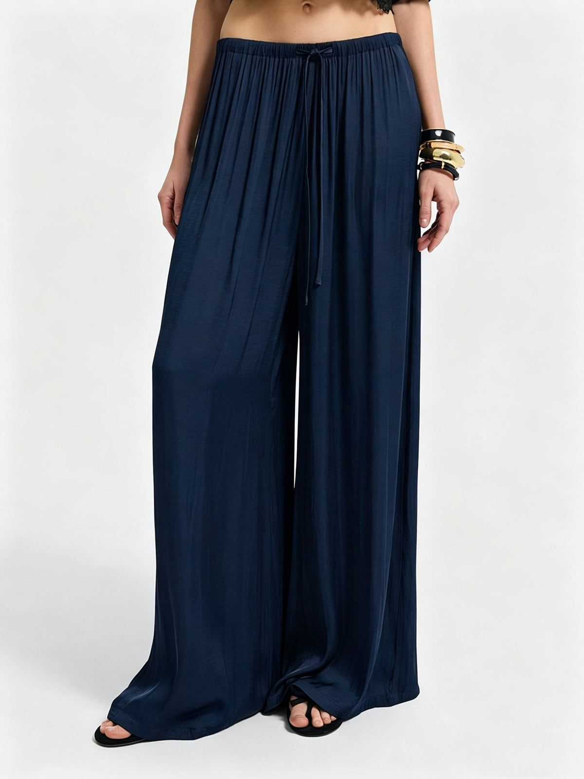 Wide-leg Casual Pants Womens Style Loose-fitting And Slimming