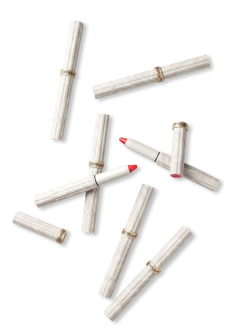 Off White Unisex Imprint Signal Pencil