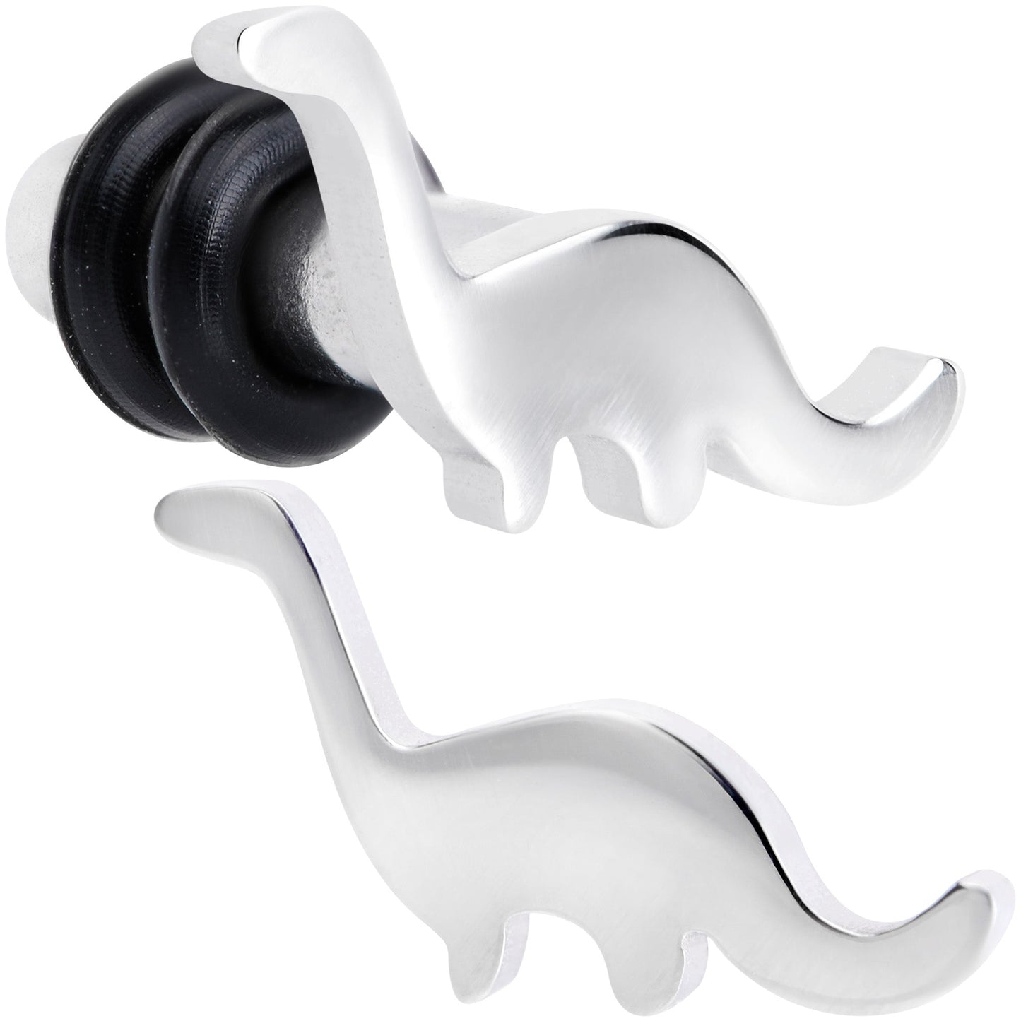 Brontosaurus Dinosaur Single Flare Plug Set 14G to 4G