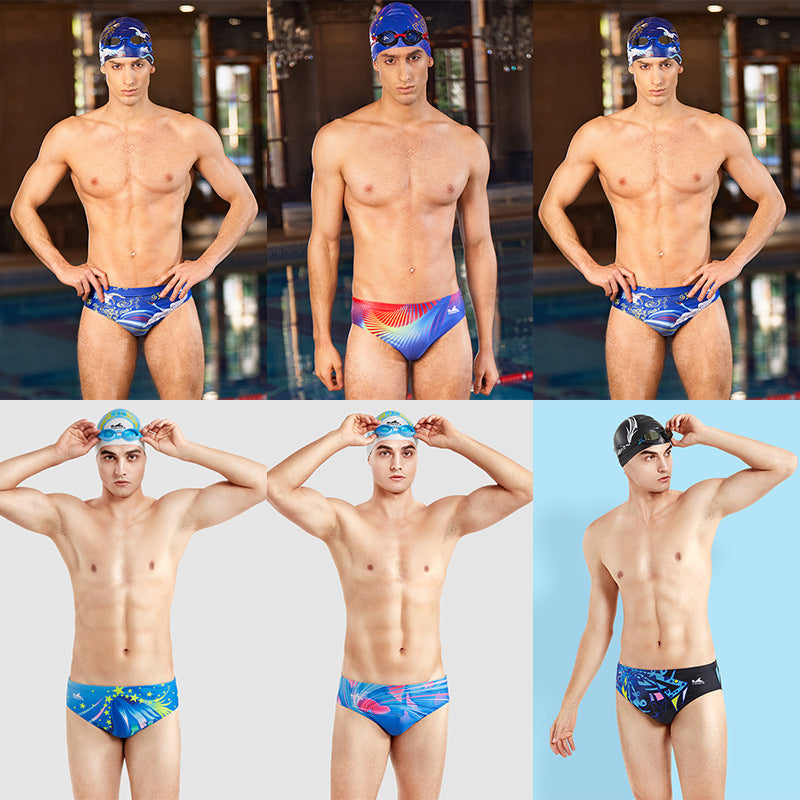 Professional Racing Training Triangular Swimming Trunks