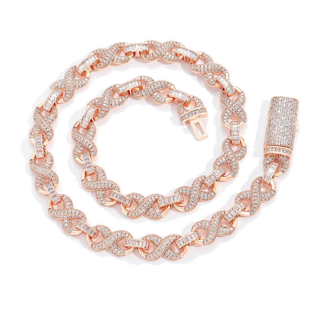 Unique Cuban-link Necklace For Men And Women Niche Style Collarbone-length