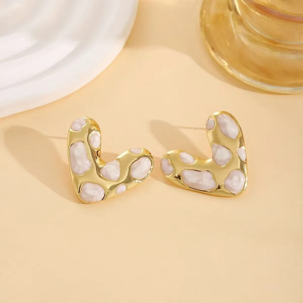 Stainless Steel Oil-dripping Women's Earrings