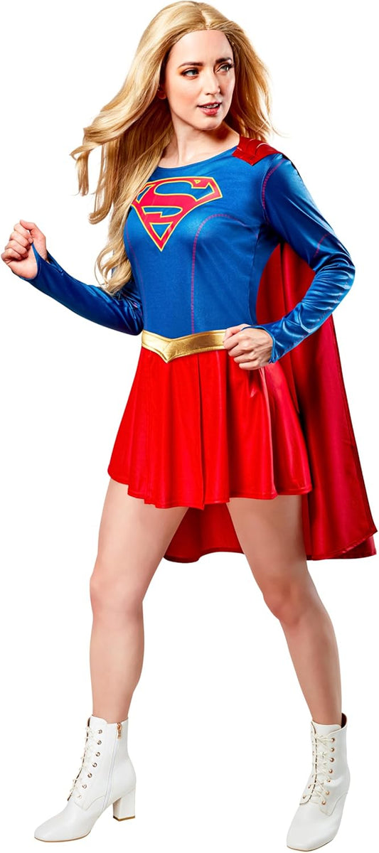 Supergirl Costume Dress - TV Show Inspired Women's Superhero Outfit