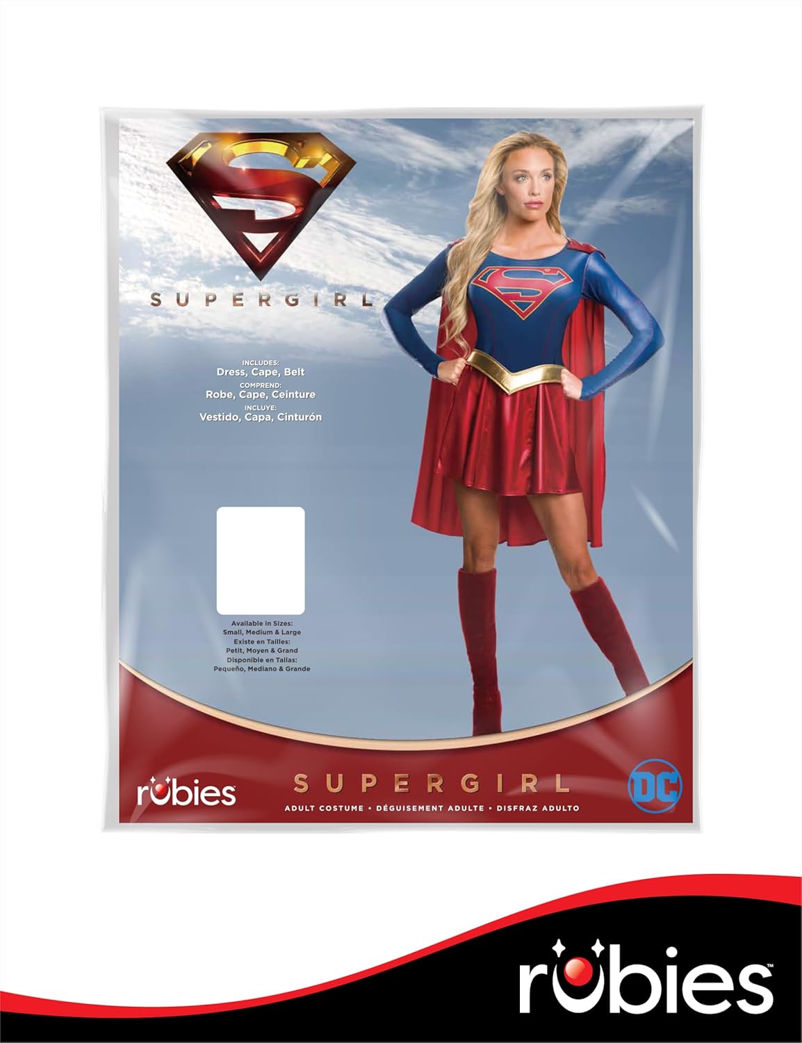 Supergirl Costume Dress - TV Show Inspired Women's Superhero Outfit