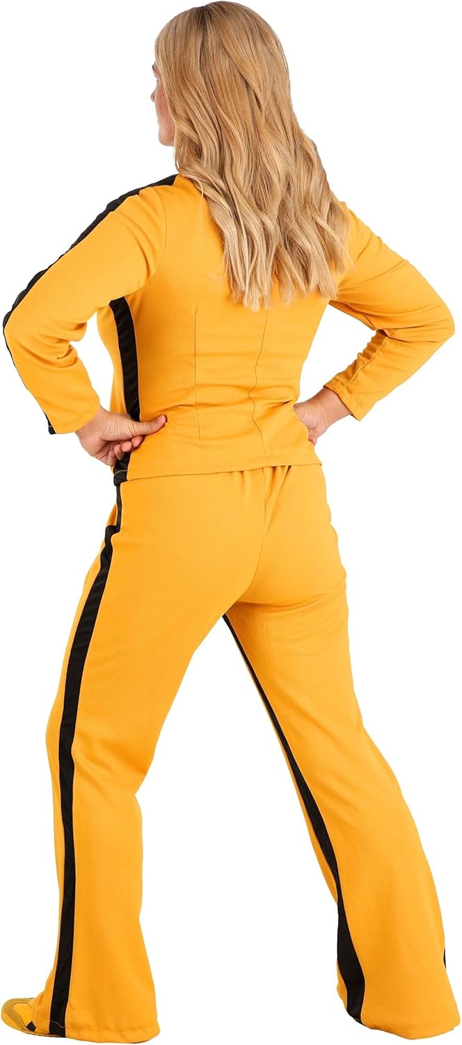 Kill Bill Beatrix Kiddo Costume - Women's Yellow Kung-Fu Jumpsuit