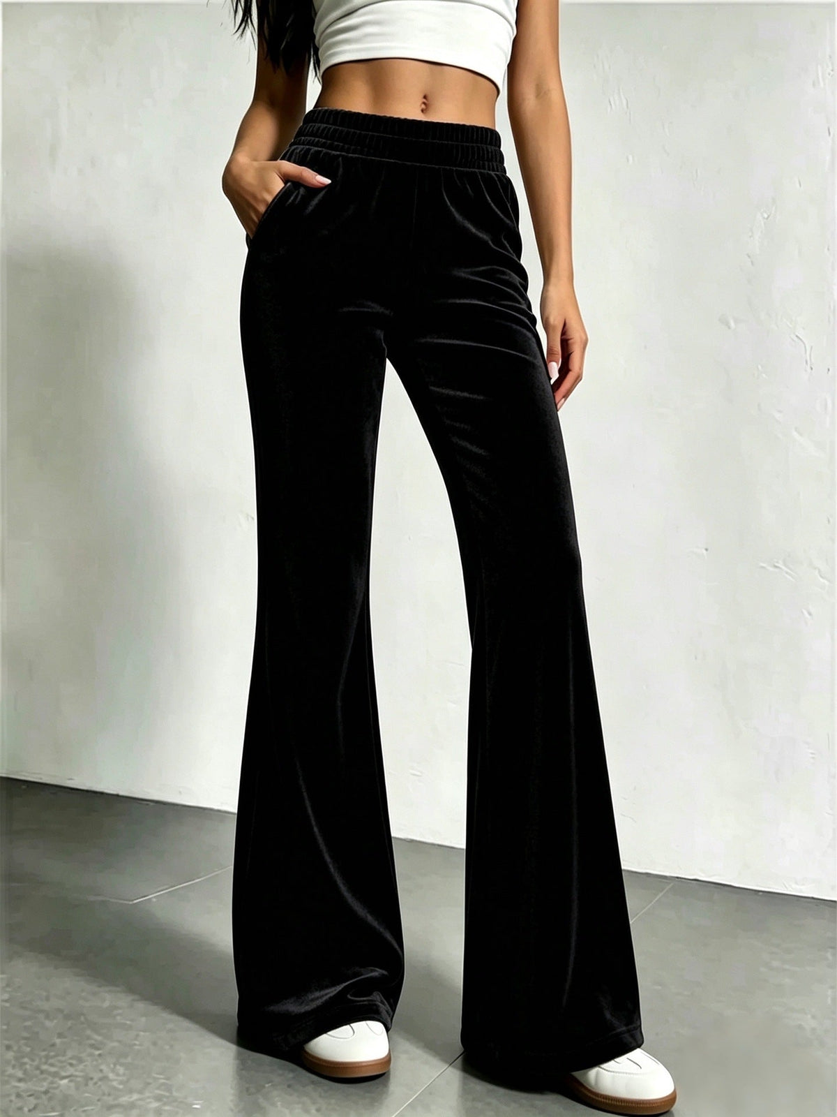 New Fallwinter Womens High-stretch Sporty Casual Pants
