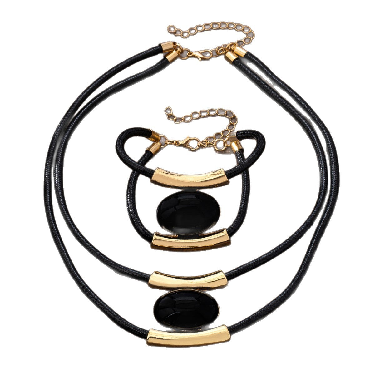 Multilayer Vintage Necklace And Bracelet Set For Women
