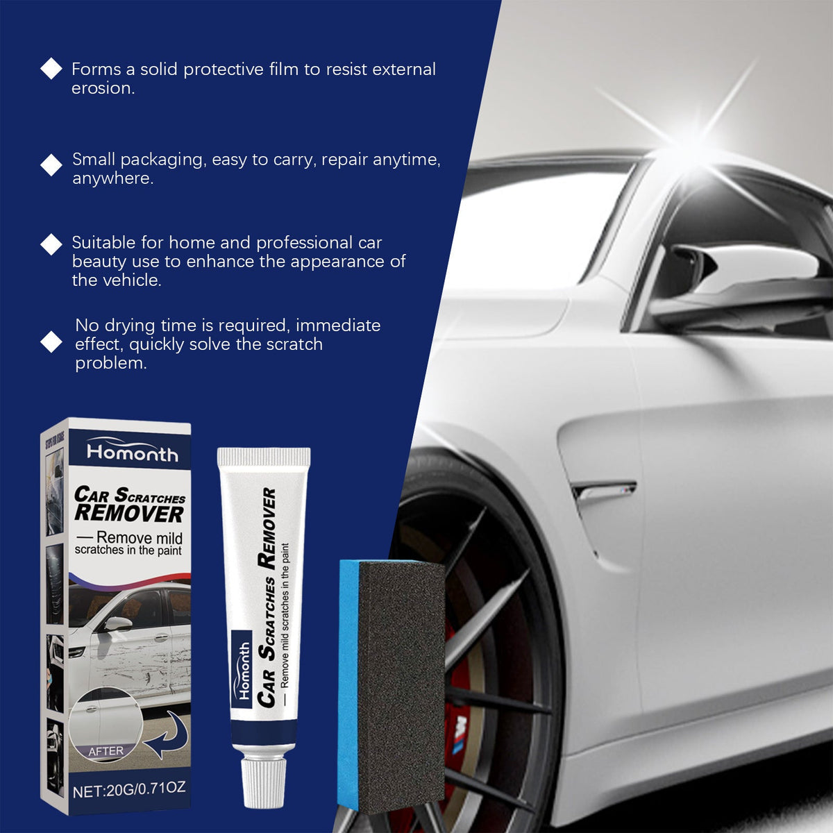 Auto Scratch Repair Tool Car Scratches Repair Polishing Wax Anti Scratch Cream