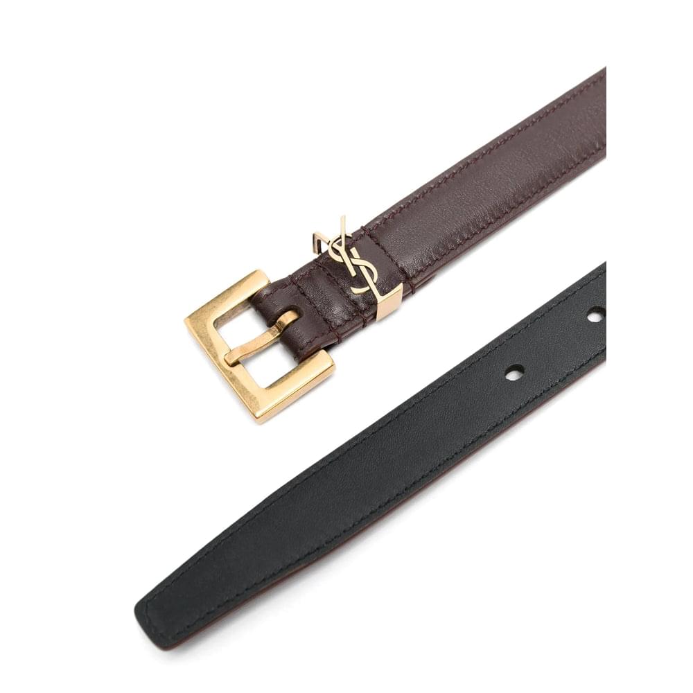 Saint Laurent Red Belts Women