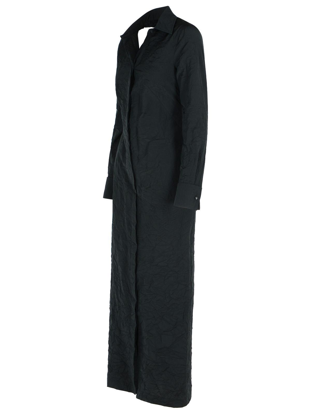 Max Mara 'Rovigo' Black Cotton Blend Dress Women Women