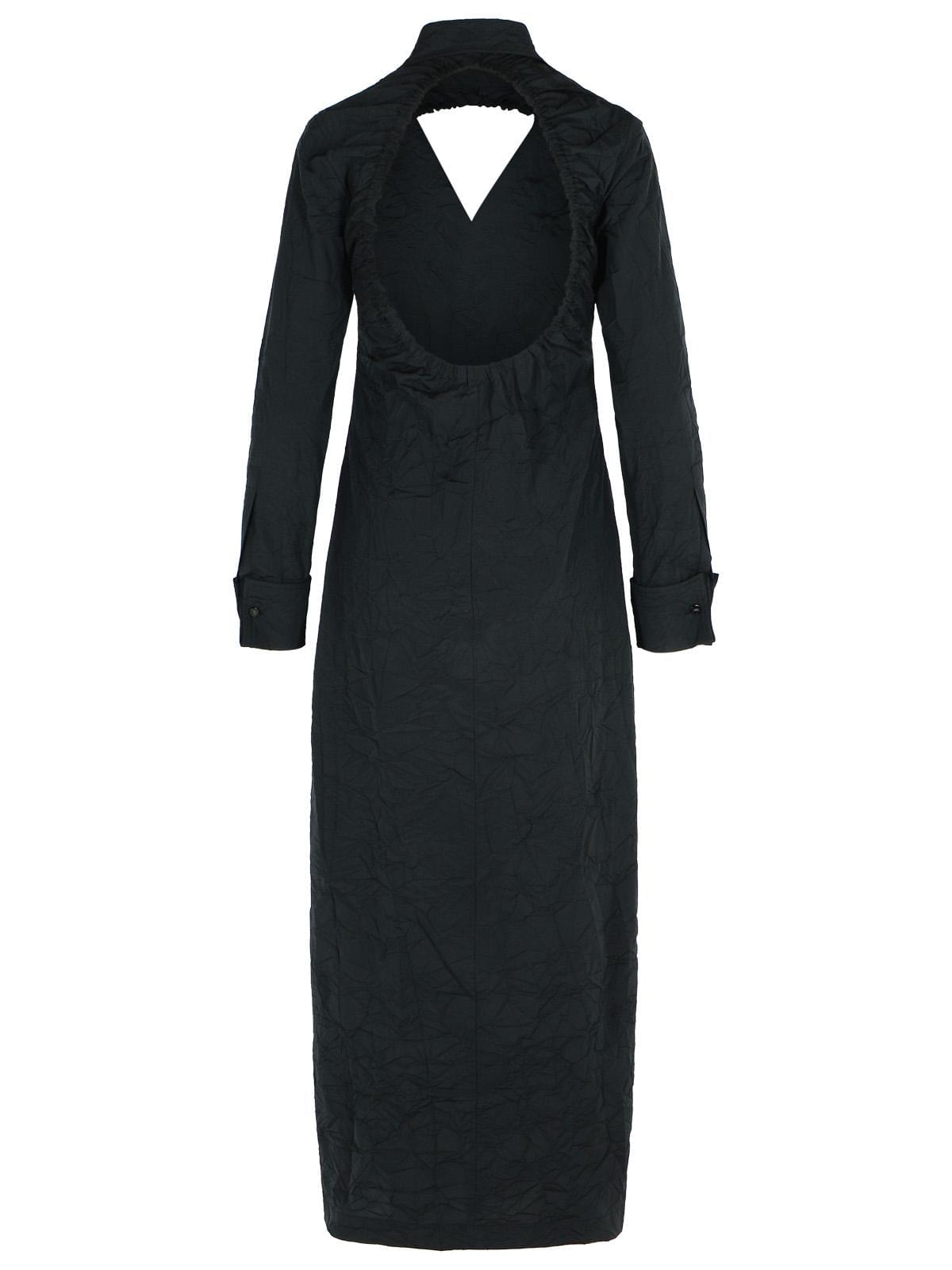 Max Mara 'Rovigo' Black Cotton Blend Dress Women Women