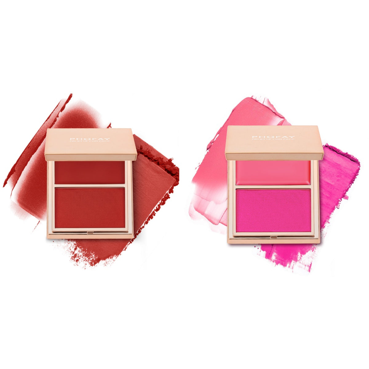 PHOFAY Double-Take Cream & Powder Blush Duo