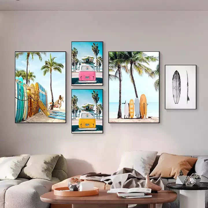 Seaside Landscape Painting Living Room And Bedroom Painting