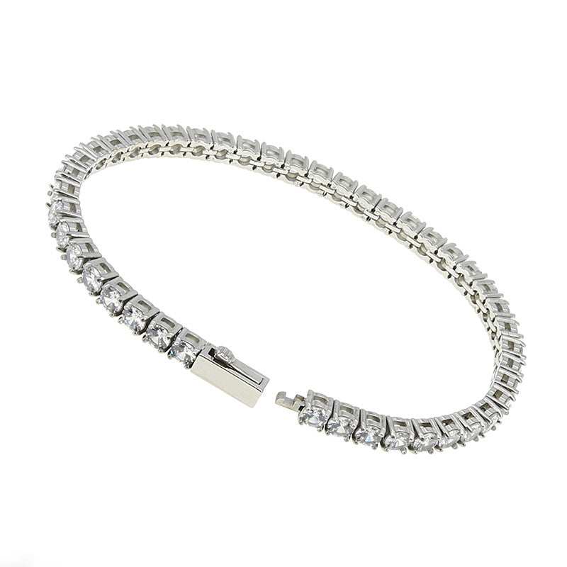 Stainless Steel 316 Tennis Chain Inlaid With Zircon