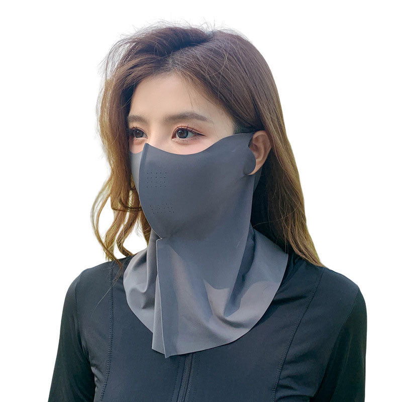 Ice Silk Sunscreen Mask UV Protection