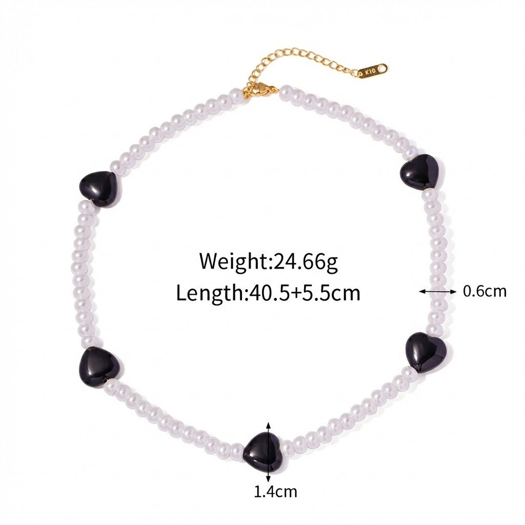 18K gold-plated titanium steel bracelet with rhinestones