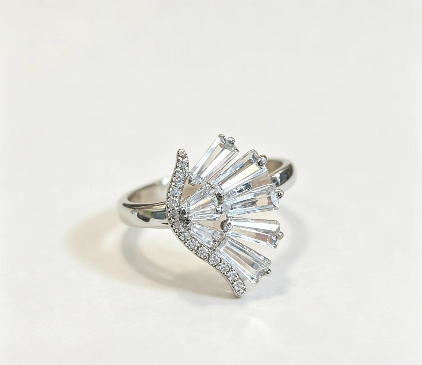 Personalized Zircon Womens Ring