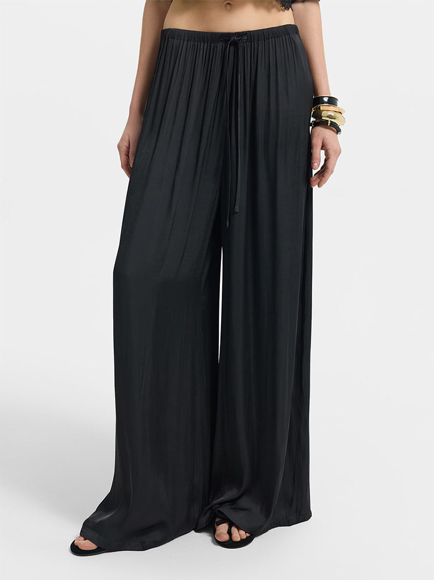 Wide-leg Casual Pants Womens Style Loose-fitting And Slimming