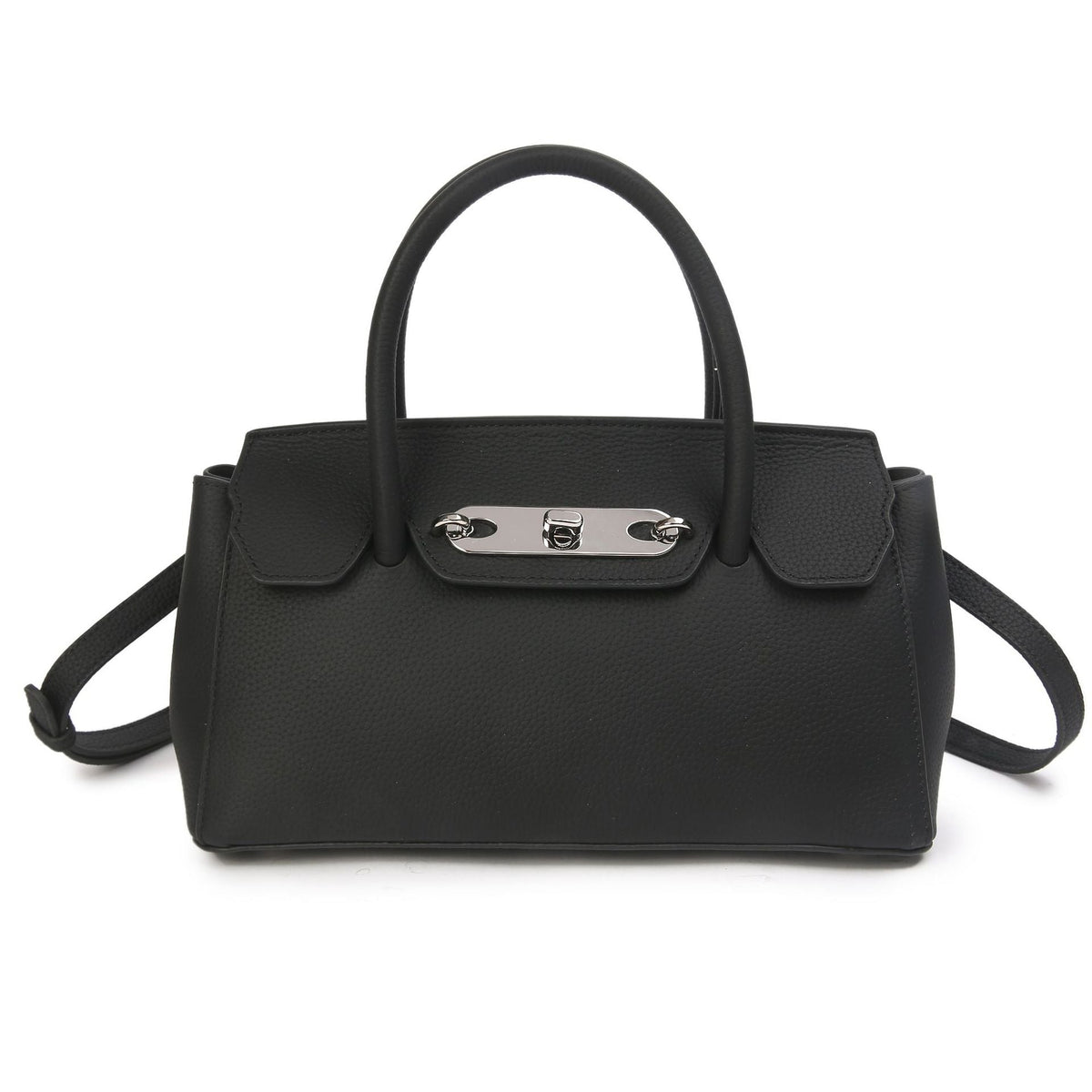 Baidi Leather Women's Bag 2025 New Platinum Bag, Premium Kelly Bag, Top Layer Cowhide Handbag, Shoulder And Crossbody Bag