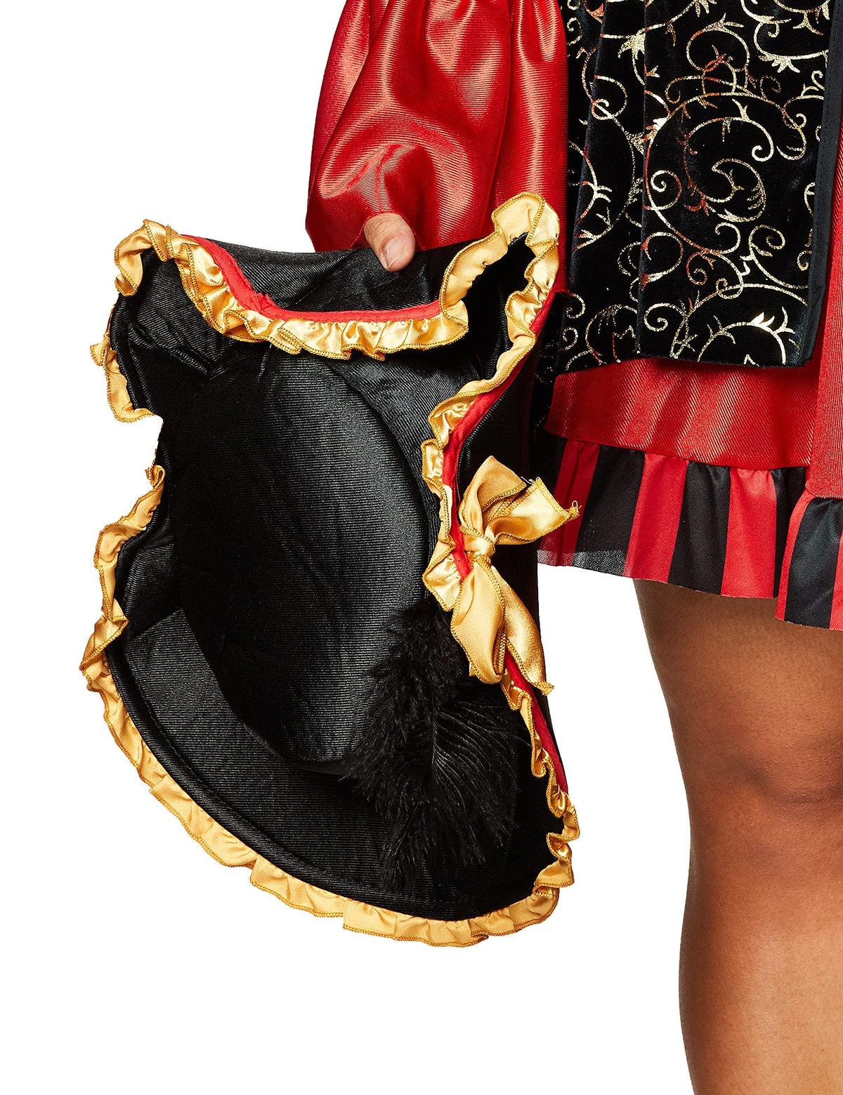 Women's Spanish Pirate Costume - Halter Dress with Corset and Accessories