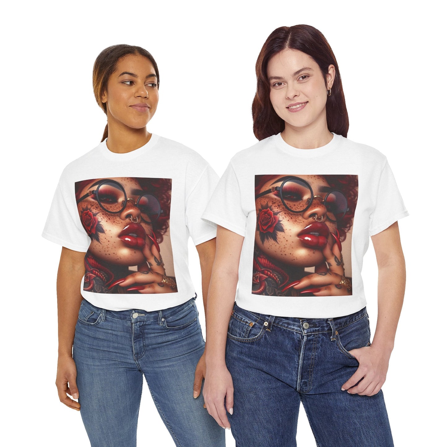 “Code Red” Cotton Graphic Tee