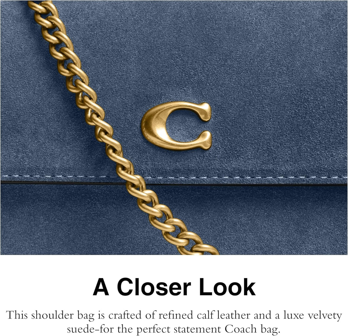 COACH Brook Flap Chain Bag