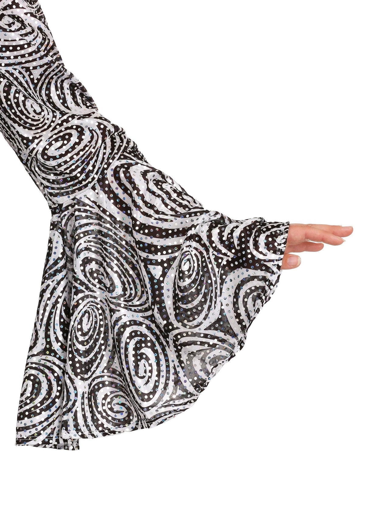 Foxy Lady Disco Costume - Women's 70s Retro Outfit with Bell Bottoms