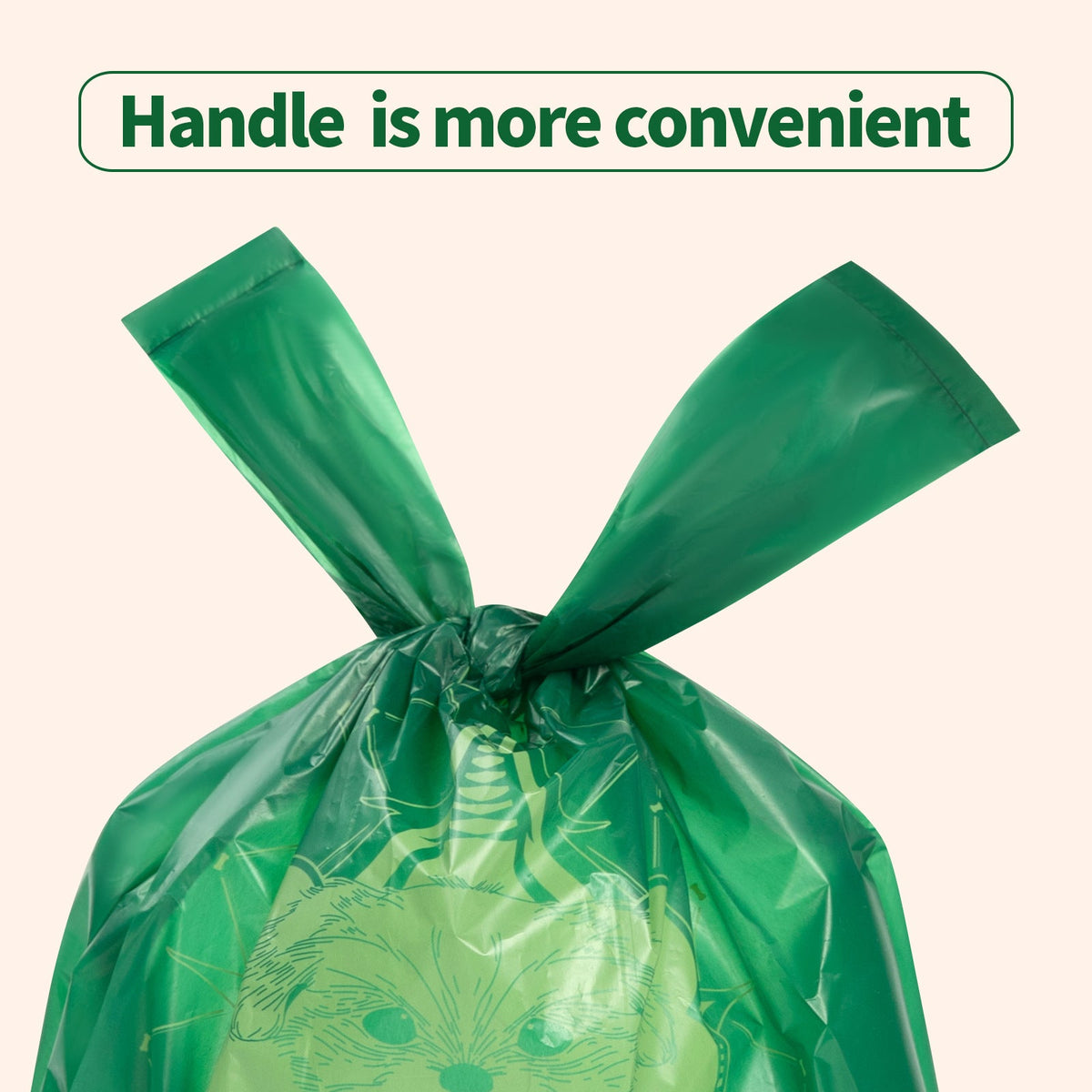 Handle Dog Waste Bag EPI Vest Poop Picking Bags Degradable Cat Litter Bag