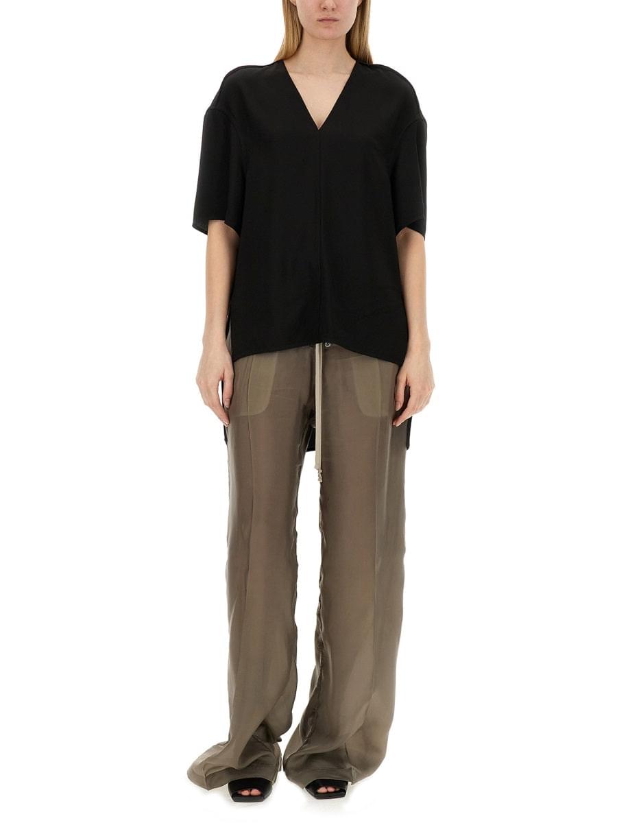Rick Owens Women Rick Owens Women V-Neck T-Shirt