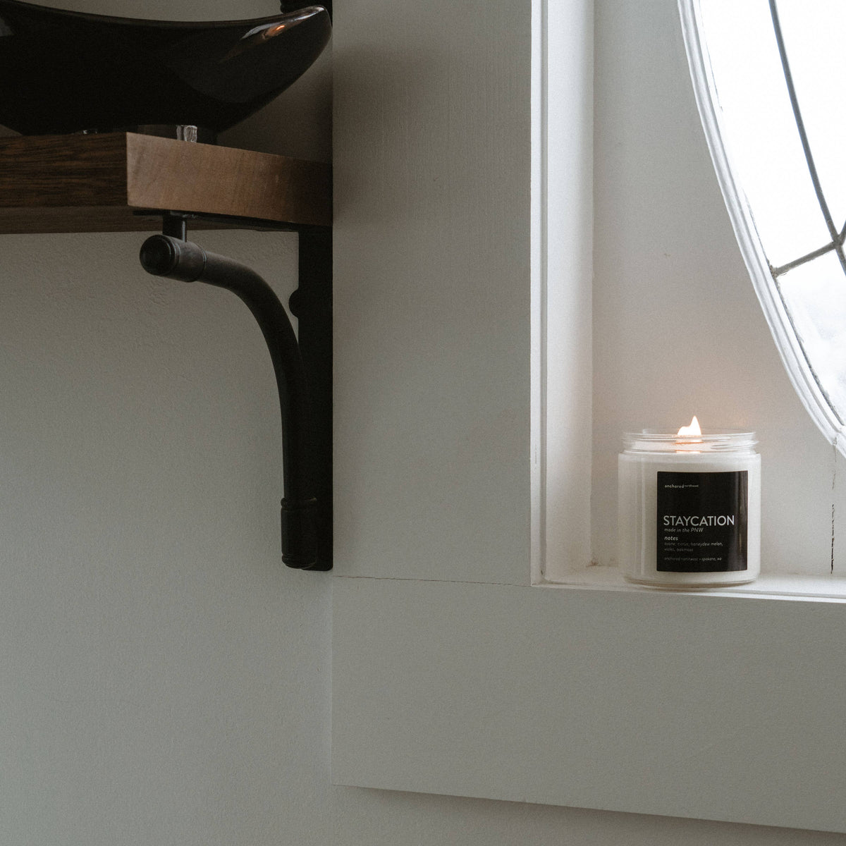 Apples & Maple Bourbon Large Wood Wick Soy Candle