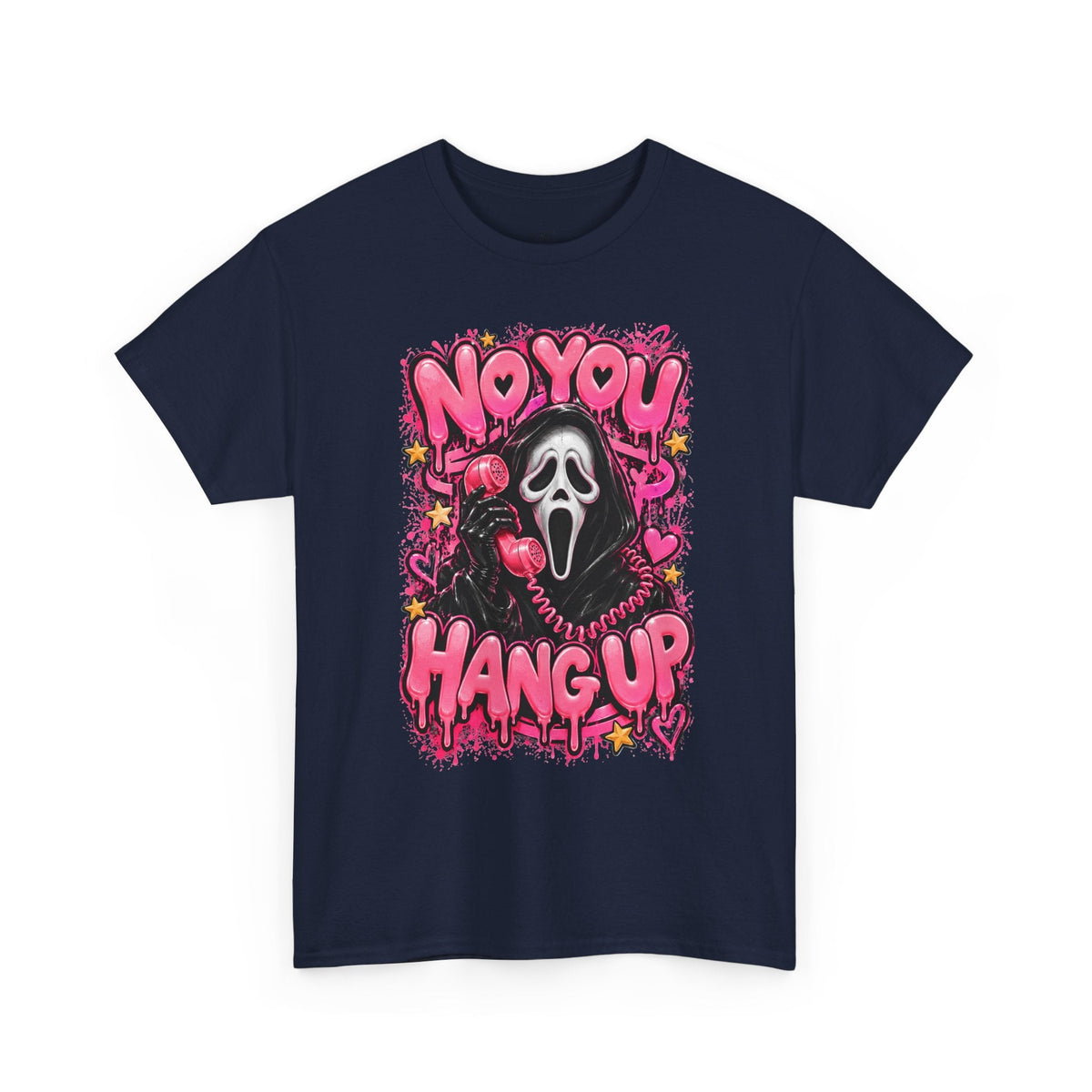 “No You Hang Up” Ghost Face Graphic Tee