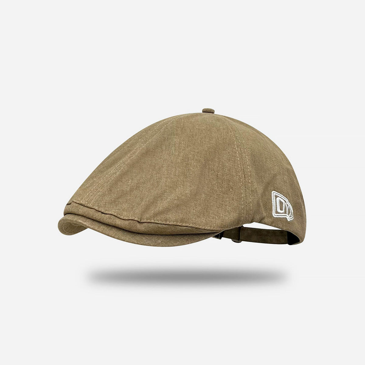 Monochrome Embroidery OYC Soft-top Stylish And Simple Style Beanie Hat With Brim Suitable For Daily Commuting And Outings