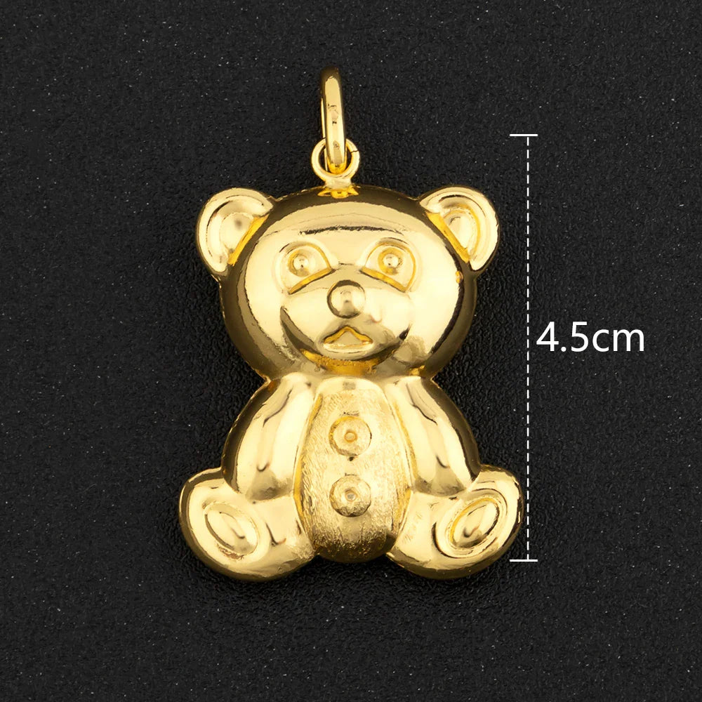 Hip Hop Personality Pendant Gold Color African Map Mermaid Dollar Euro Shape Pendant for Women Men Luxury Copper Chain Jewelry