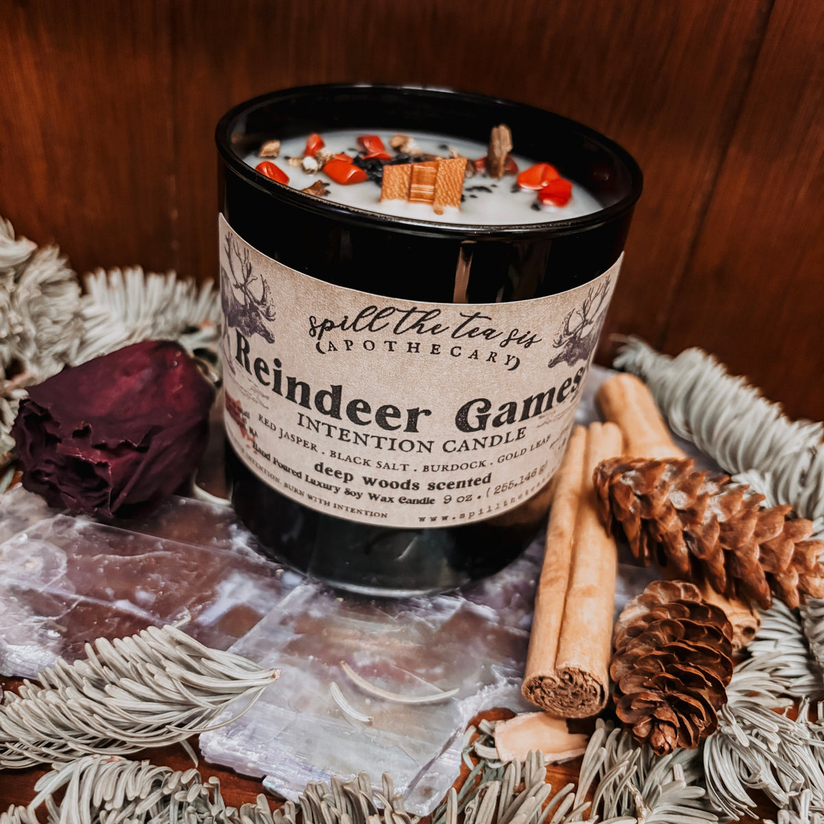 Reindeer Games Intention Soy Wax Candle - 9oz