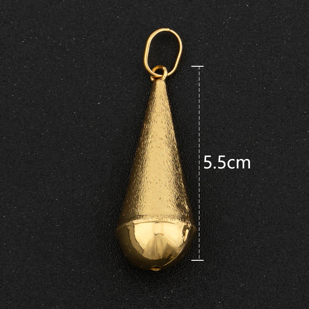 Hip Hop Personality Pendant Gold Color African Map Mermaid Dollar Euro Shape Pendant for Women Men Luxury Copper Chain Jewelry