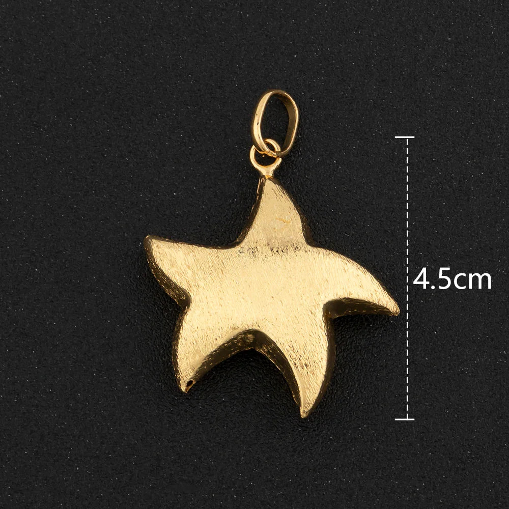 Hip Hop Personality Pendant Gold Color African Map Mermaid Dollar Euro Shape Pendant for Women Men Luxury Copper Chain Jewelry