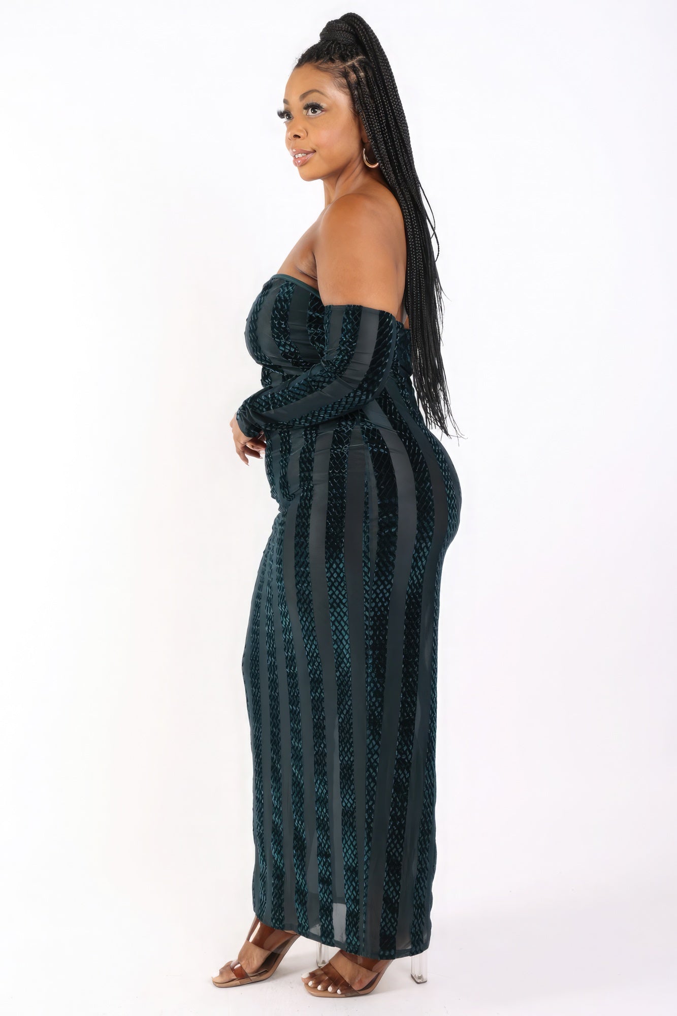 “You See Me” Off Shoulder Dress