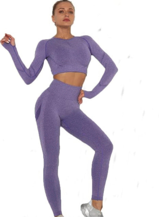Seamless Top Leggings Set