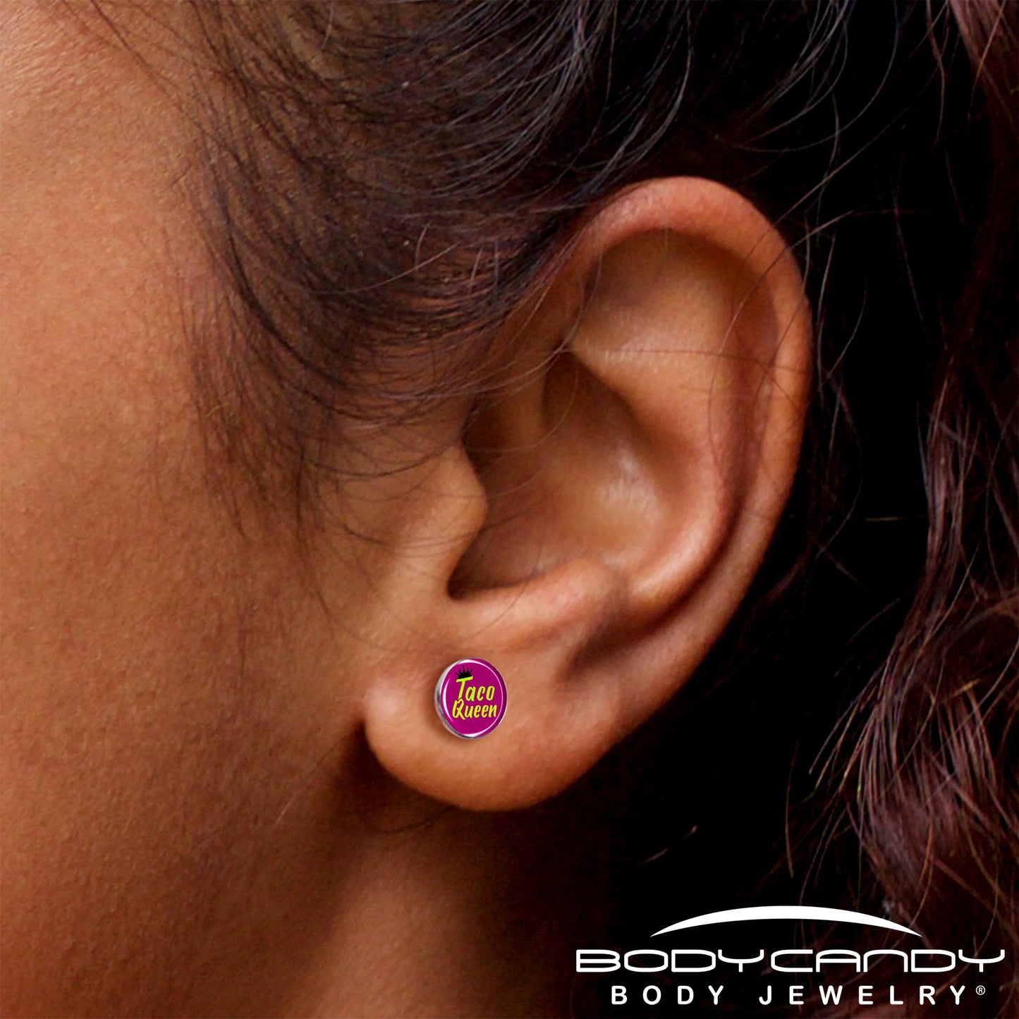 Taco Queen Stud Earrings by Onyx O