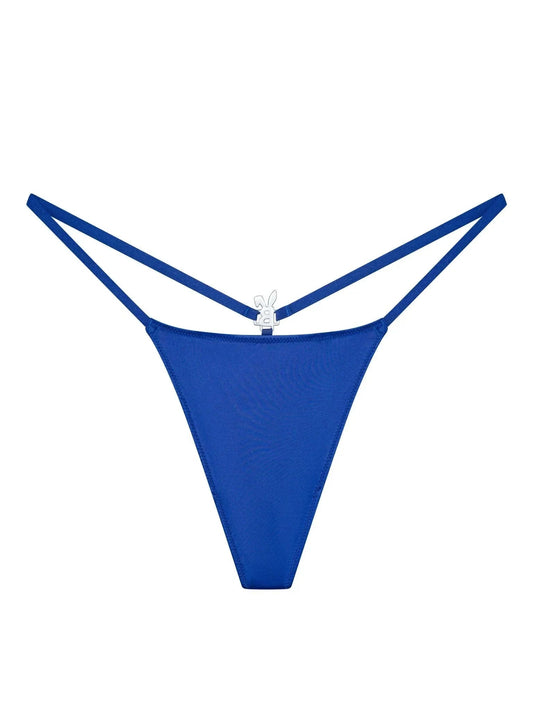 ICED OUT G-STRING IN ROYAL BLUE