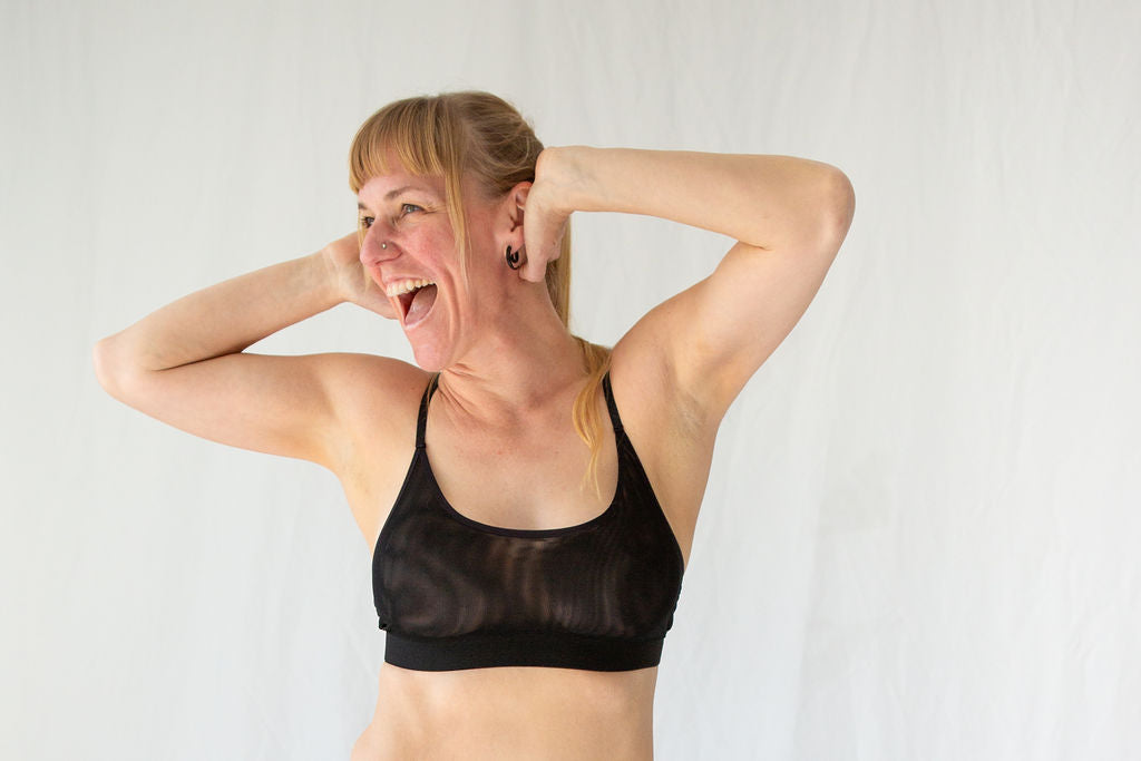 Night Moves Mesh Bra