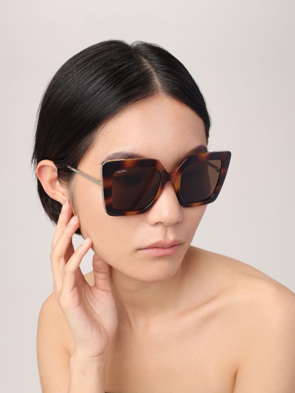 Max Mara Women Max Mara Women Max Mara Acetate And Metal Sunglasses