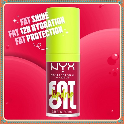 NYX Professional Makeup Fat Oil Lip Drip Holiday Trio Lip Gloss 3 pc - Imperfect Box