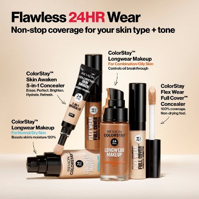 Revlon ColorStay Makeup for Normal/Dry Skin with SPF 20 180 Sand Beige 1 fl oz - New