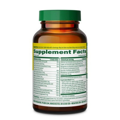 MegaFood Mens Multivitamin 40+ Immune Support 30ct - New