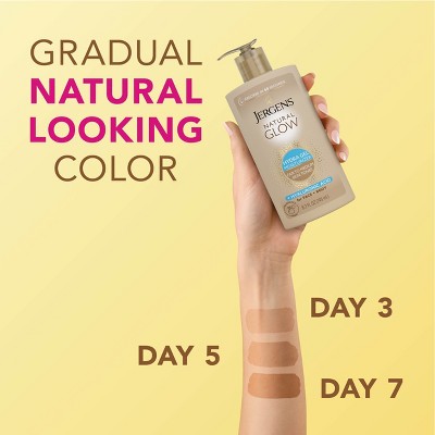 Jergens Natural Glow Hydra Gel Self Tanning Moisturizer for Face and Body Fair to Medium 8.3 fl oz - New
