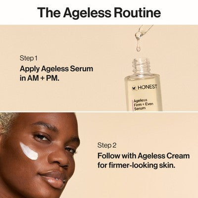 Honest Beauty Ageless Firm Smooth Cream Vegan Hyaluronic Acid 1.7oz - Imperfect Box