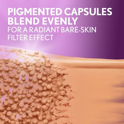 COVERGIRL Simply Ageless Skin Perfector Essence Vegan Foundation 80 Deep 1 fl oz - Imperfect Container